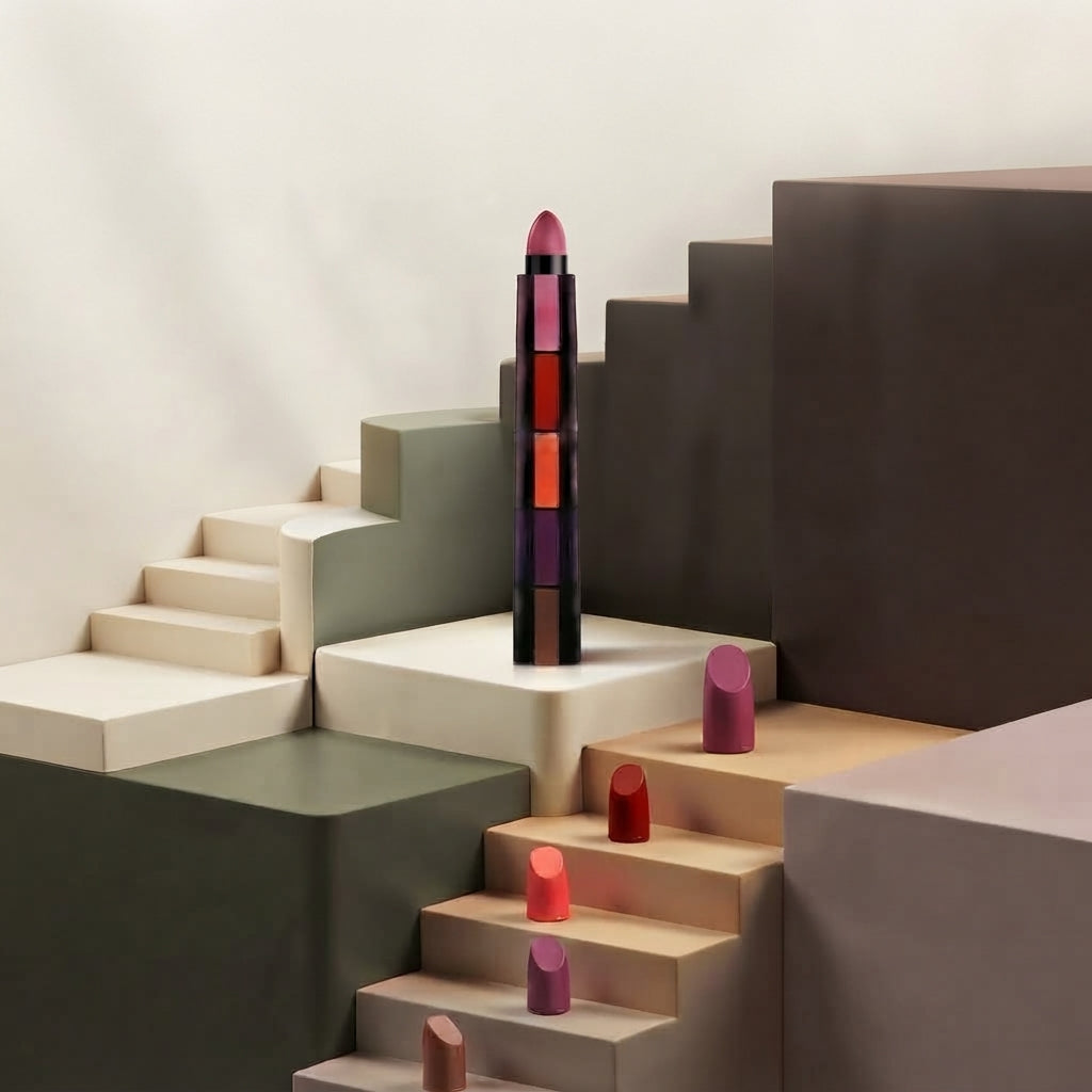 5-Shade Waterproof Matte Lipstick