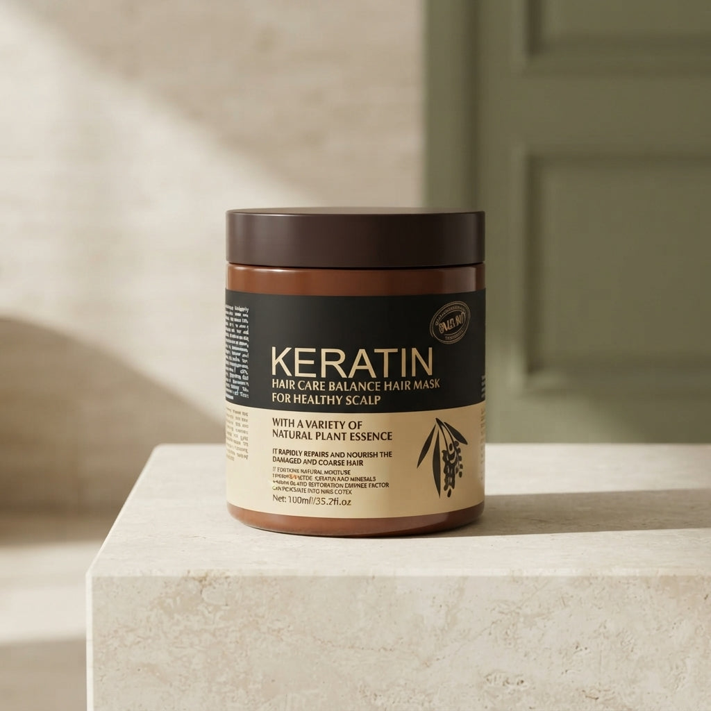 Keratin Hair Mask – 500ml | For Dry & Frizzy Hair