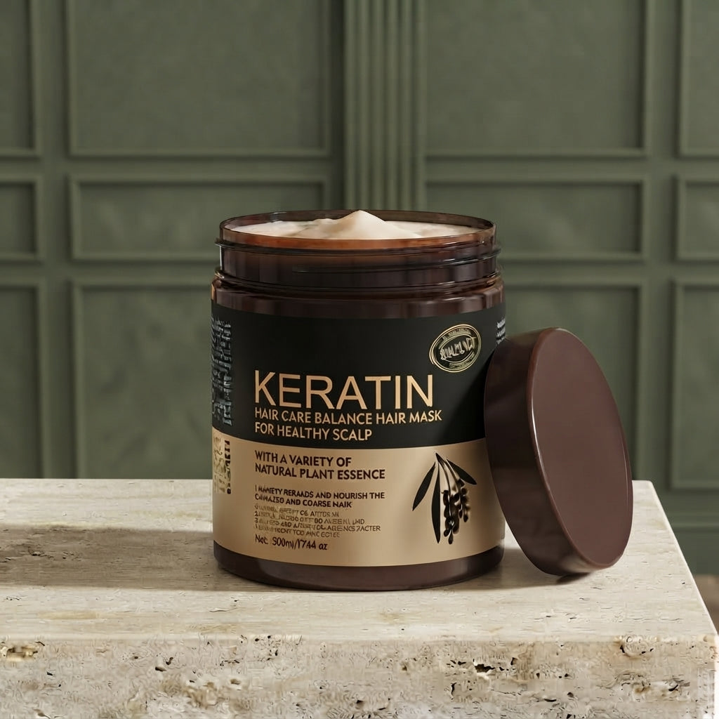 Keratin Hair Mask – 500ml | For Dry & Frizzy Hair